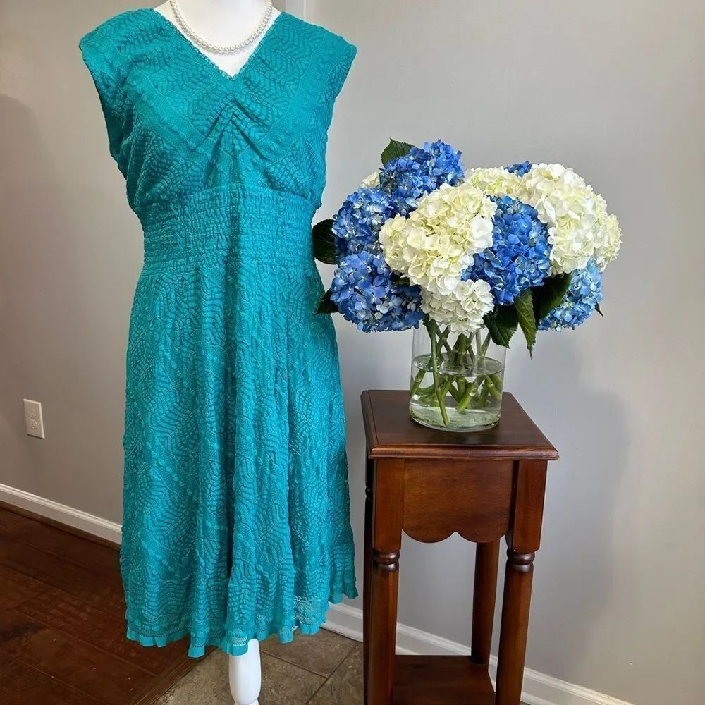 Rabbit Rabbit Rabbit Designs Ruched Midi Dress